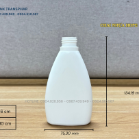 CHAI NHỰA HDPE 150ML TAM GIÁC