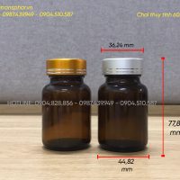 60ml và nắp mạ 33