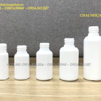 CÁC LOẠI CHAI NHỰA HDPE